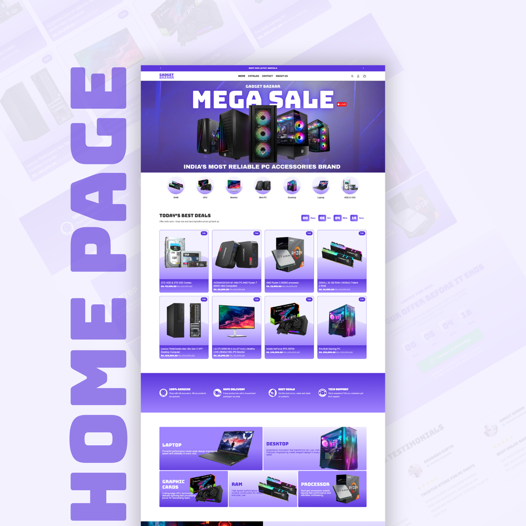 Gadget Bazaar | Shopify Theme Template with High-Converting Product Page