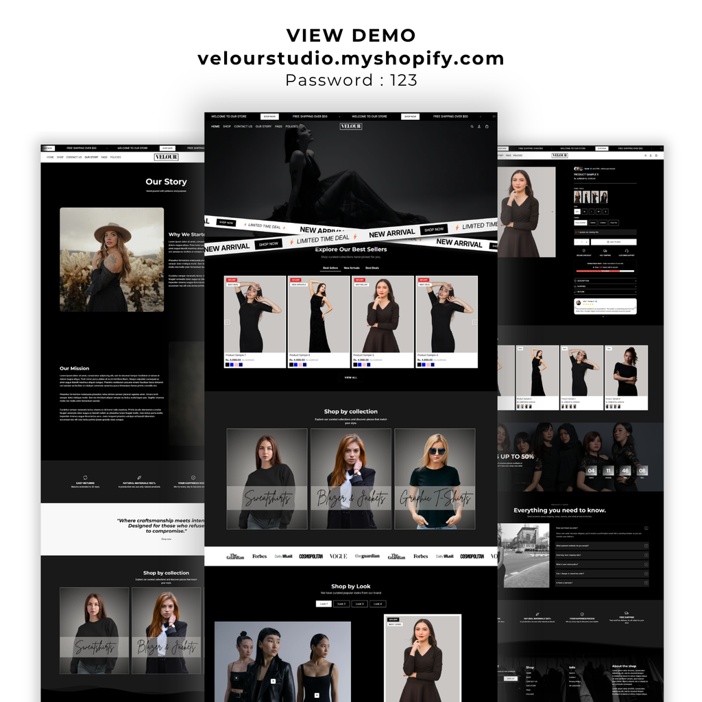 Velour Theme | Shopify Theme Template with High-Converting Product Page