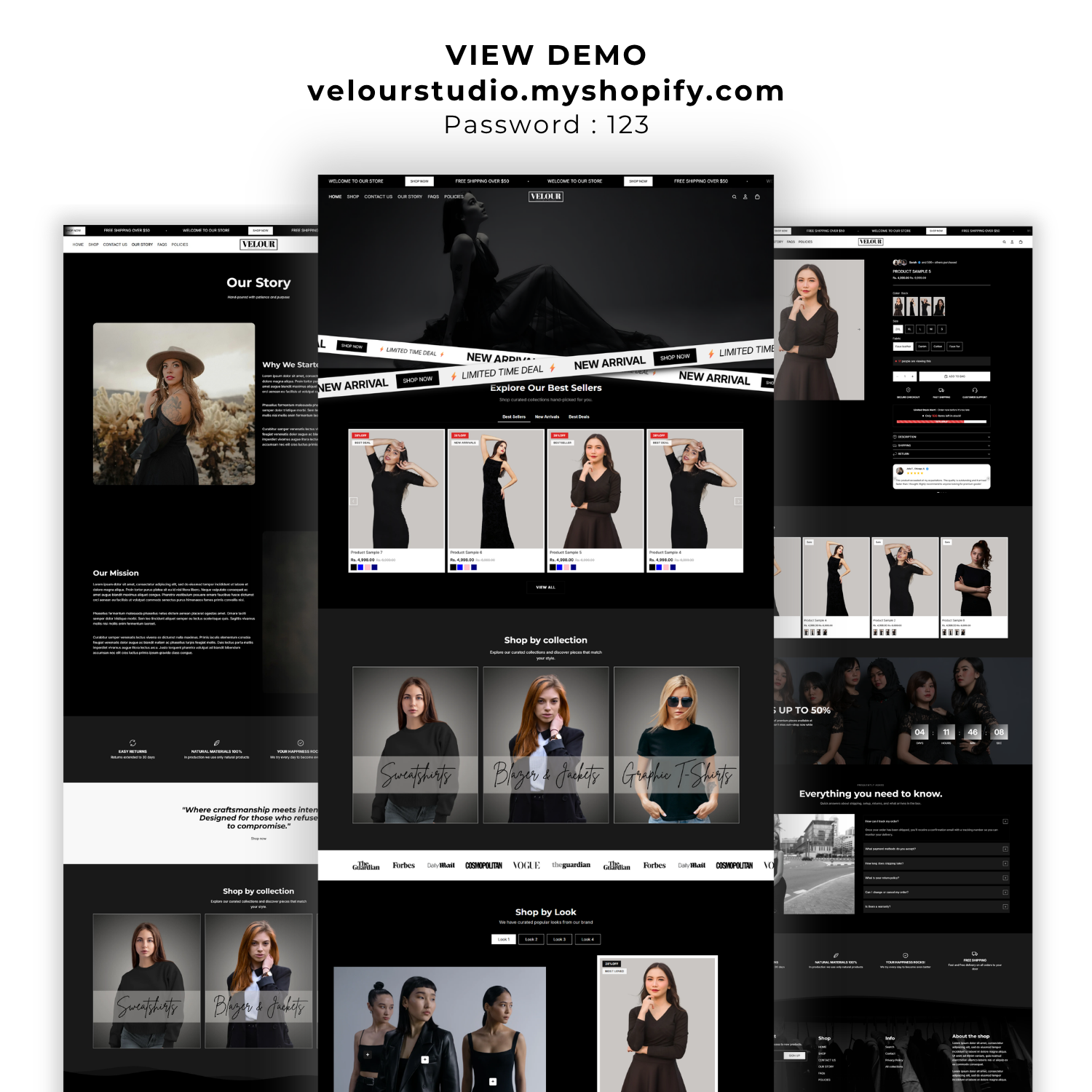 Velour Theme | Shopify Theme Template with High-Converting Product Page
