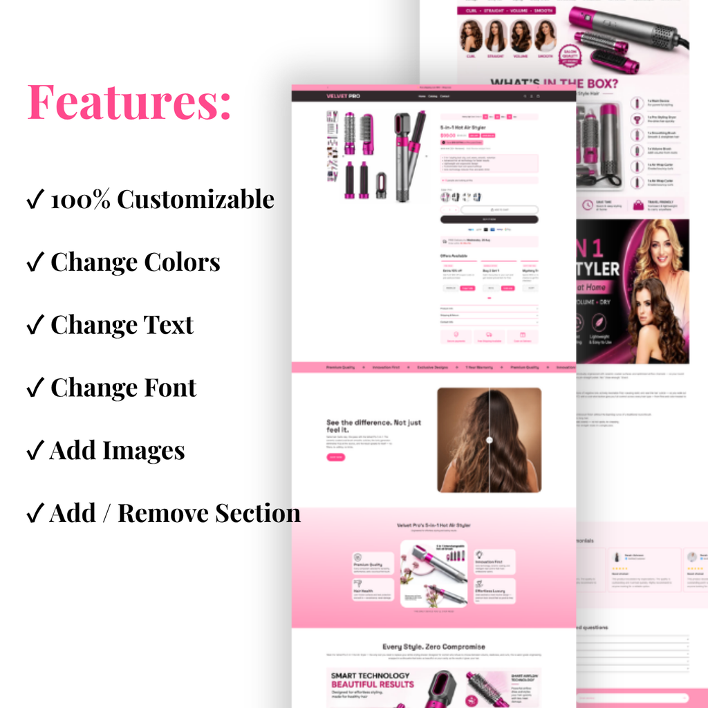 Velvet Pro- Shopify Store Template with High Converting Product Page