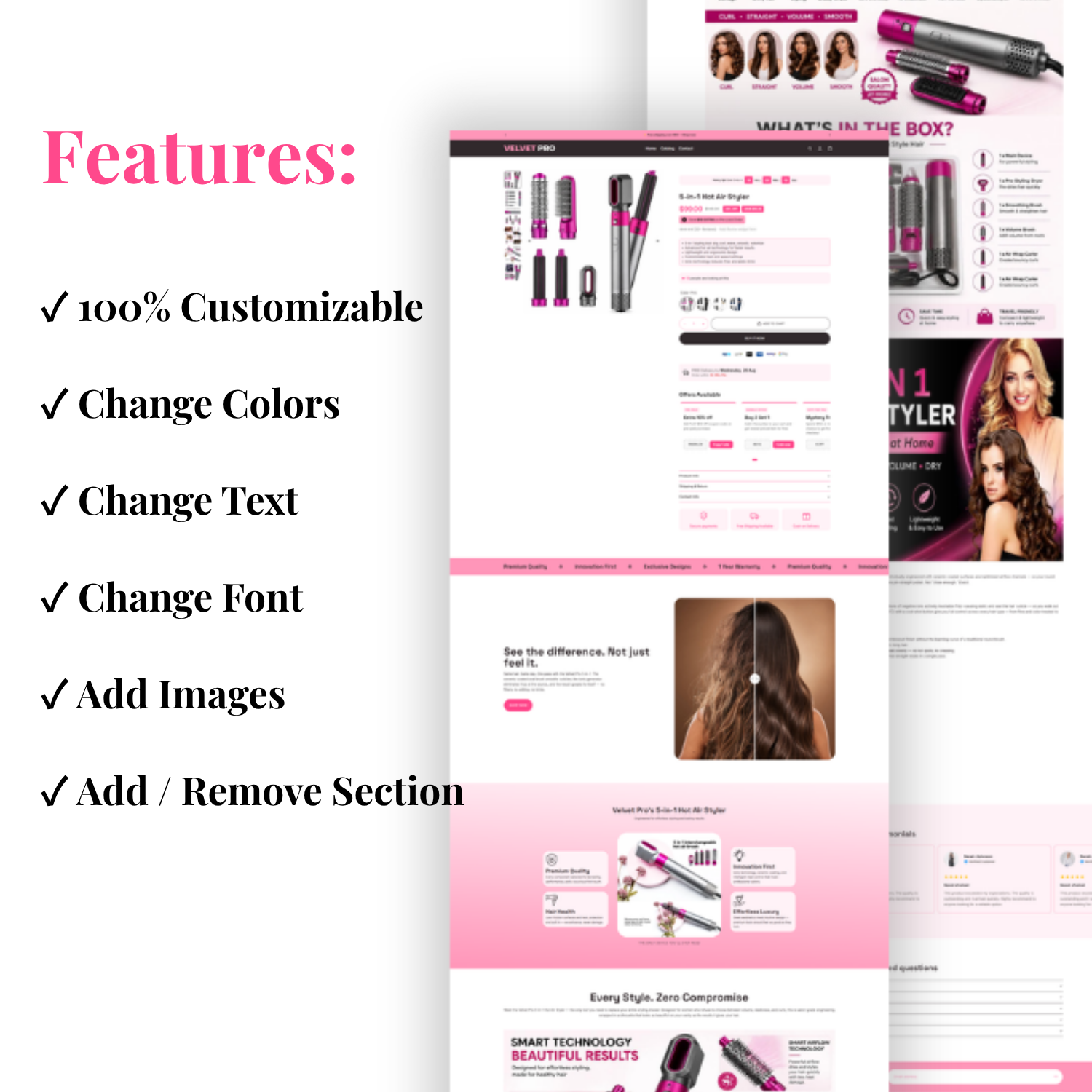 Velvet Pro- Shopify Store Template with High Converting Product Page