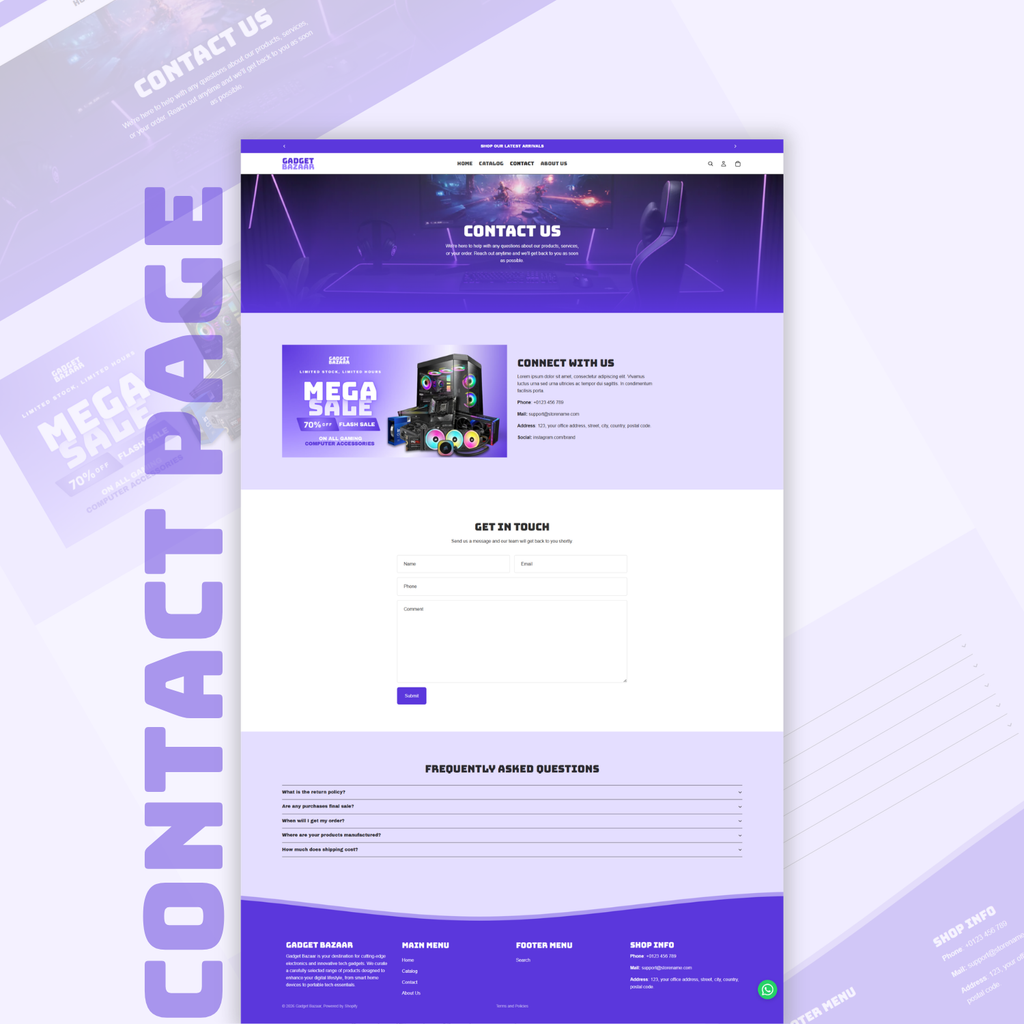 Gadget Bazaar | Shopify Theme Template with High-Converting Product Page