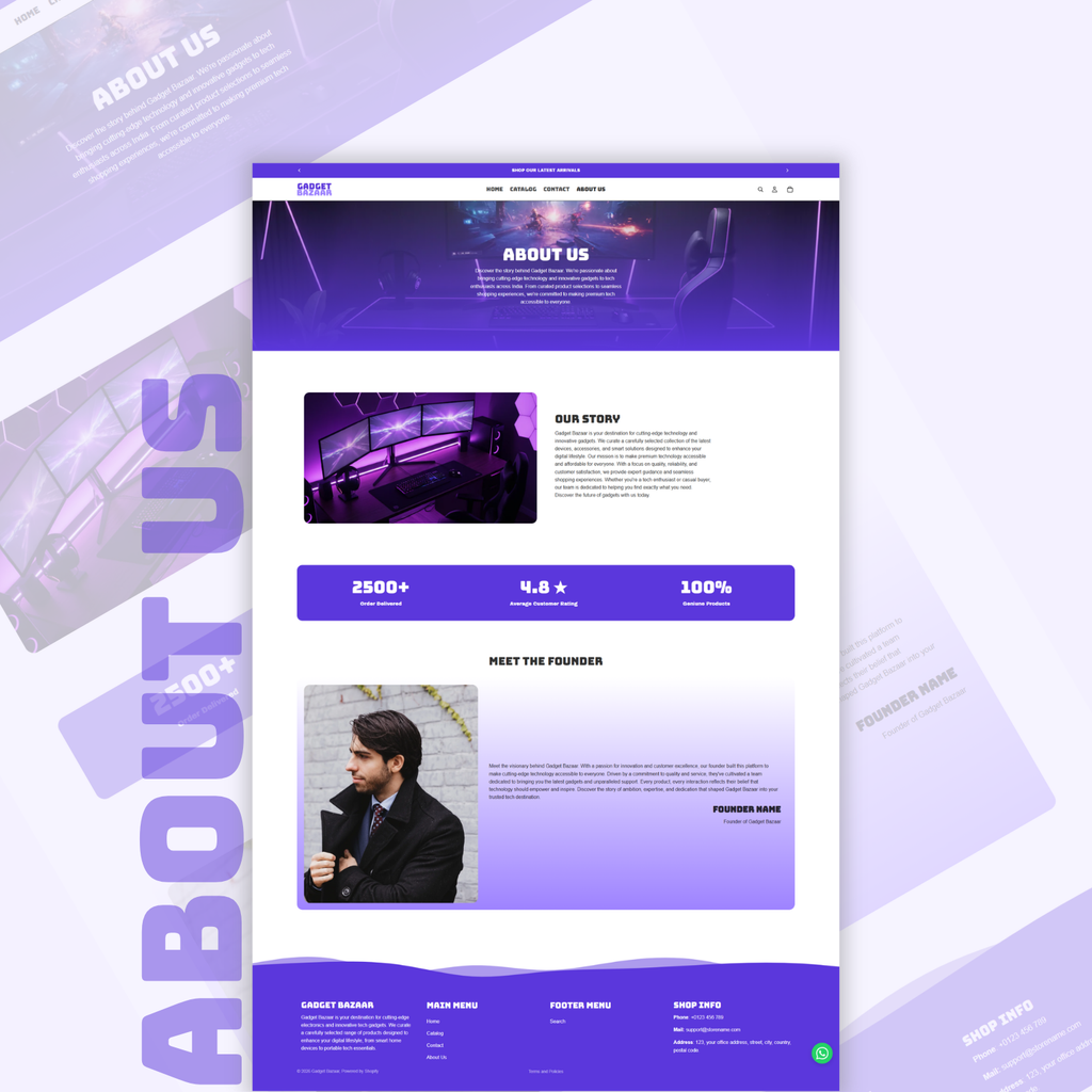 Gadget Bazaar | Shopify Theme Template with High-Converting Product Page