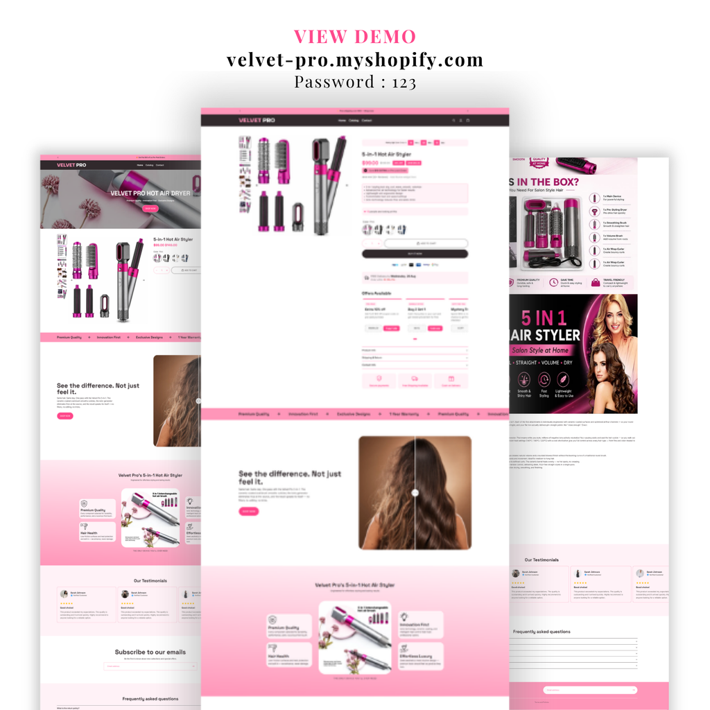 Velvet Pro- Shopify Store Template with High Converting Product Page