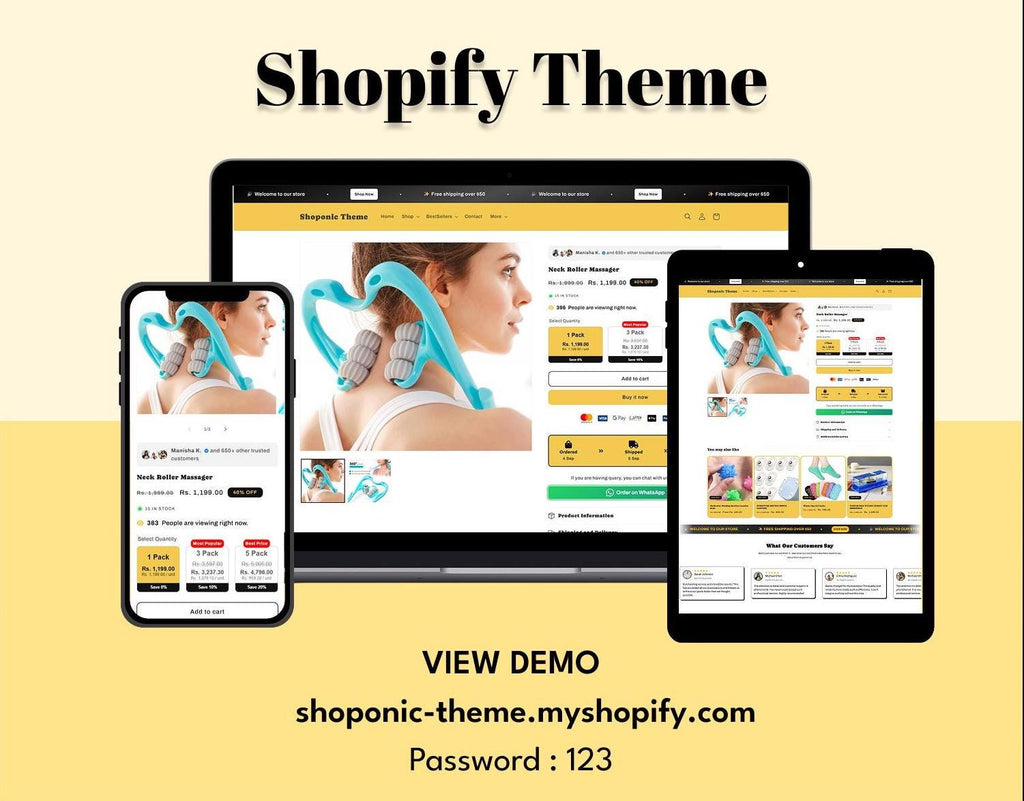 Shoponic Theme | Shopify Theme for Dropshipping & E-Commerce with High-Converting Product Page