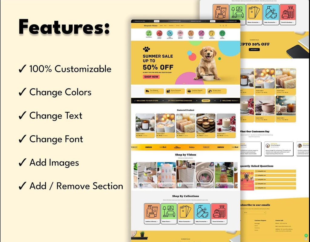 Shoponic Theme | Shopify Theme for Dropshipping & E-Commerce with High-Converting Product Page