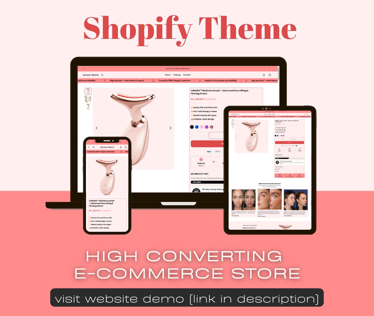 Lumora Theme | Shopify Theme Template with High-Converting Product Page