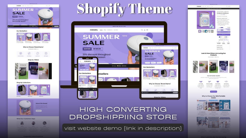 Festrova- Shopify Store Template with High Converting Product Page
